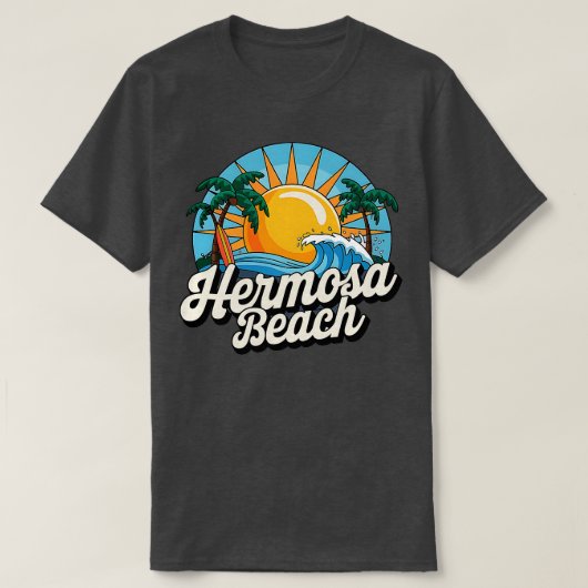 Vintage Surf Hermosa Beach Floride TShirt (Design devant)