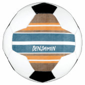 Vintage Surfboard Stripes - Subtle Wood Arrière -  (Devant)