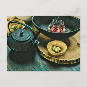 Vintage Sushi cadeau Briefkaart