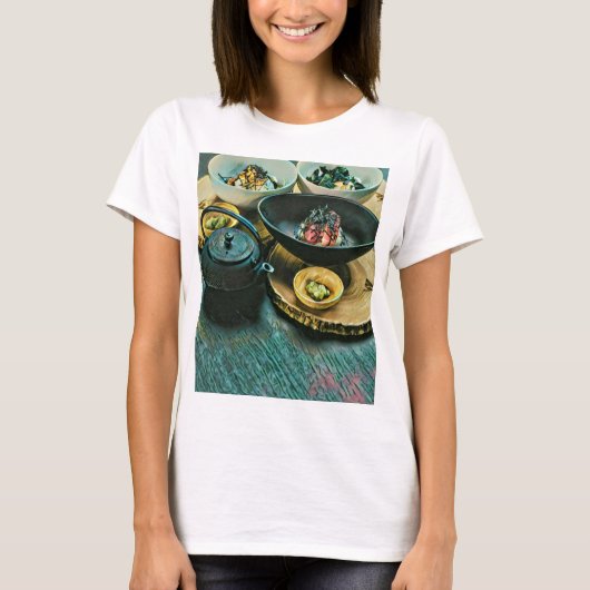 Vintage Sushi cadeau T-shirt (Voorkant)