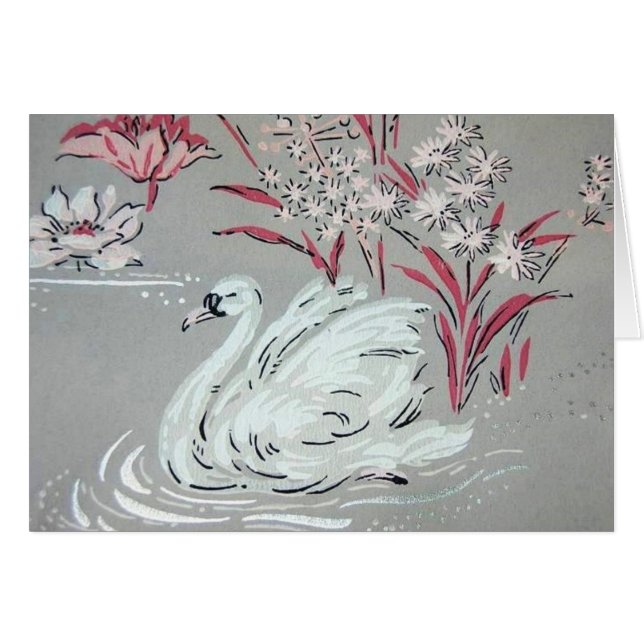 Vintage Swan (Voorkant Horizontaal)