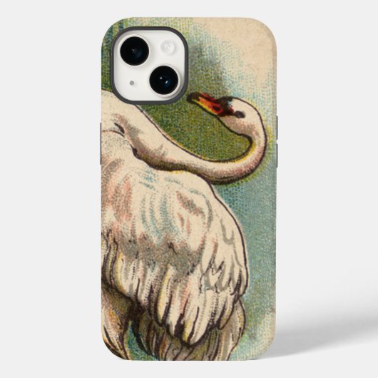 Vintage Swan Case-Mate iPhone Case (Achterkant)