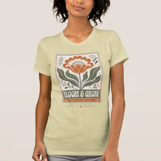 Vintage T-Shirt Floral Scandinave des Années 70 |