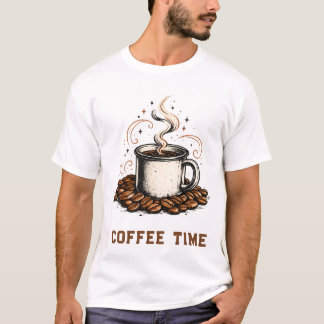 Vintage T-Shirt voor koffieliefhebbers | Retro ema