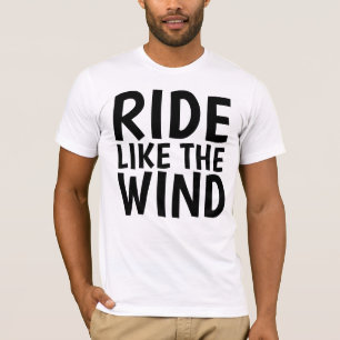 Vintage T-shirts, RIJD ALS DE WIND T-shirt