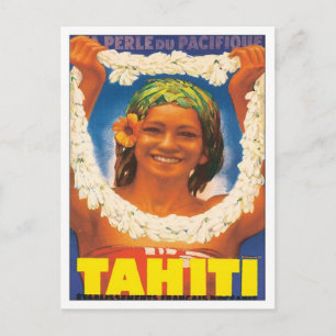 Vintage Tahiti Briefkaart