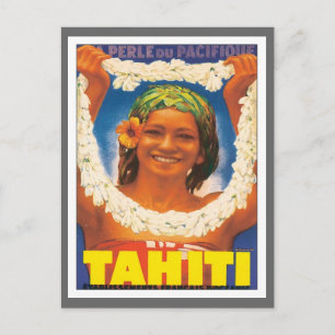Vintage Tahiti Briefkaart