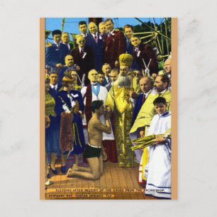 Vintage Tarpon Springs Epiphany Day Briefkaart