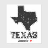 Vintage Taxes état vinyl contour autocollant (Feuille)