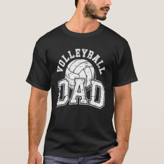 Vintage Tee Ball Volleybal Vader Sport Fan P T-shirt
