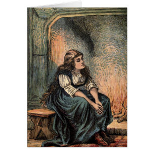 Vintage Tekening Cinderella
