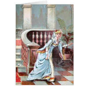 Vintage Tekening: Cinderella en de Pantoffel van