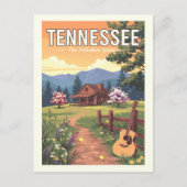 Vintage Tennessee Briefkaart (Voorkant)