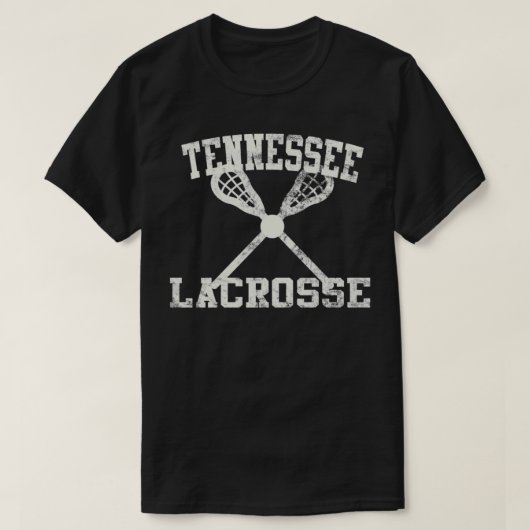 Vintage Tennessee Lacrosse T-shirt (Design voorkant)