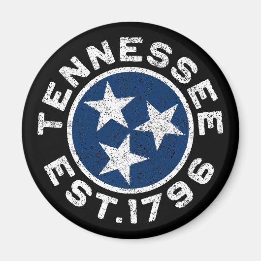 Vintage Tennessee Magneet (Voorkant)