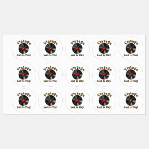 Vintage - Terug naar Vinyl is het record terug Labels