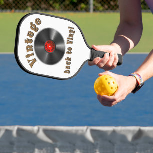 Vintage - Terug naar Vinyl is het record terug Pickleball Paddle
