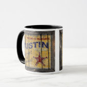 Vintage Texas - Mok Austin (Voorkant links)