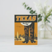 Vintage Texas Travel Briefkaart (Staand voorkant)