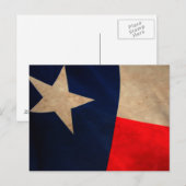 Vintage Texas Vlag Briefkaart (Voorkant / Achterkant)
