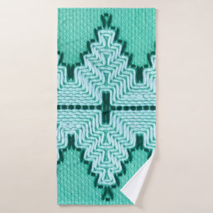 Vintage Textile Yarn Couching Technique With Graph