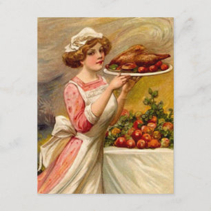 Vintage Thanksgiving Holidays FÊTES INVITATIONS