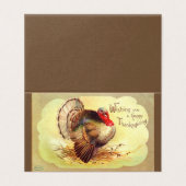 Vintage Thanksgiving Turquie (Outside Unfolded)