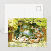 Vintage The Fairies Lake Briefkaart (Voorkant / Achterkant)