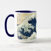 Vintage The Great Wave voor Kanagawa Mok (Links)