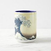 Vintage The Great Wave voor Kanagawa Mok (Midden)