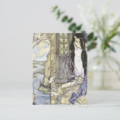 Vintage - The Lady of Shalott, Briefkaart (Staand voorkant)