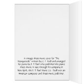 Vintage - The Masquerade Sheet Music (Binnen (Links))