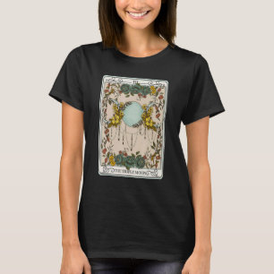 Vintage The Triple Moon Tarot Card Maan Mystieke M T-shirt