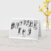 Vintage - The Waltz Kaart (Gele Bloem)