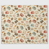 Vintage Themed Cadeaupapier (Vlak)
