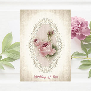 Vintage Thinking of You Kaart