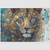 Vintage Tijger Decoupage Tissuepapier (Voorkant)