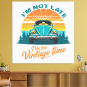 Vintage Time Ride Canvas Afdruk (Insitu (Woonkamer))