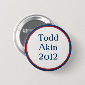 Vintage Todd Akin Button (Voorkant /achterkant)