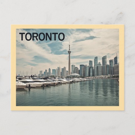 Vintage Toronto Travel Briefkaart (Voorkant)