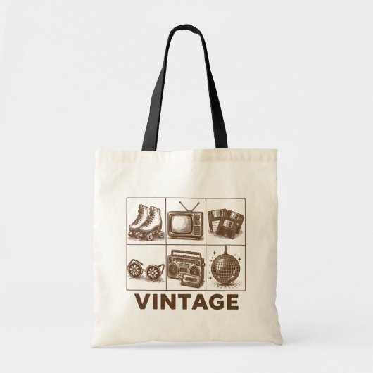 Vintage Tote Bag (Voorkant)