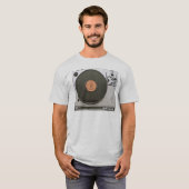 Vintage Tour Table gris semi-ajusté tshirt homme (Devant entier)