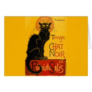 Vintage Tournée du chat Noir Theophile Steinlen