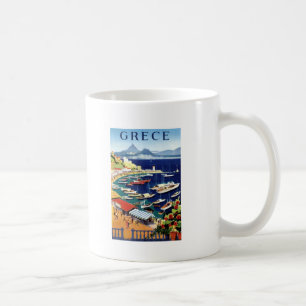 Vintage Travel Athens Griekenland Koffiemok