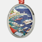 Vintage Travel Athens Griekenland Metalen Ornament (Links)