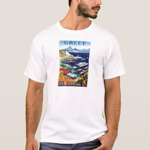 Vintage Travel Athens Griekenland T-shirt