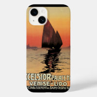 Vintage Travel, Boats in Excelsior Palace Venice