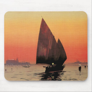 Vintage Travel, Boats in Excelsior Palace Venice Muismat