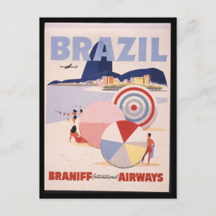 Vintage Travel Briefkaart