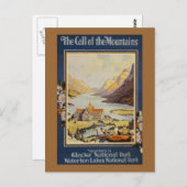 Vintage Travel Briefkaart (Voorkant / Achterkant)